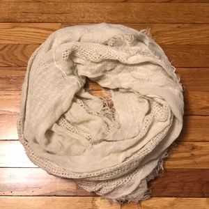 Beige Infinity Scarf